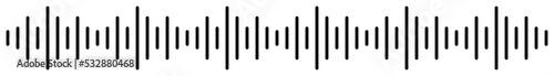 Sound Wave Music Volume Icon Symbol for Logo  Apps  Pictogram  Website or Graphic Design Element. Format PNG