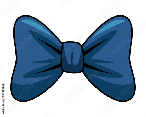 elegant blue bowtie