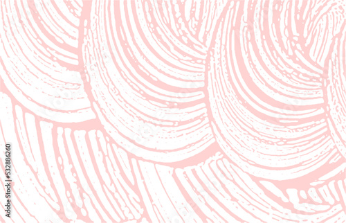 Grunge texture. Distress pink rough trace. Fair ba