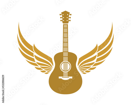 Wings with guitar in the middle