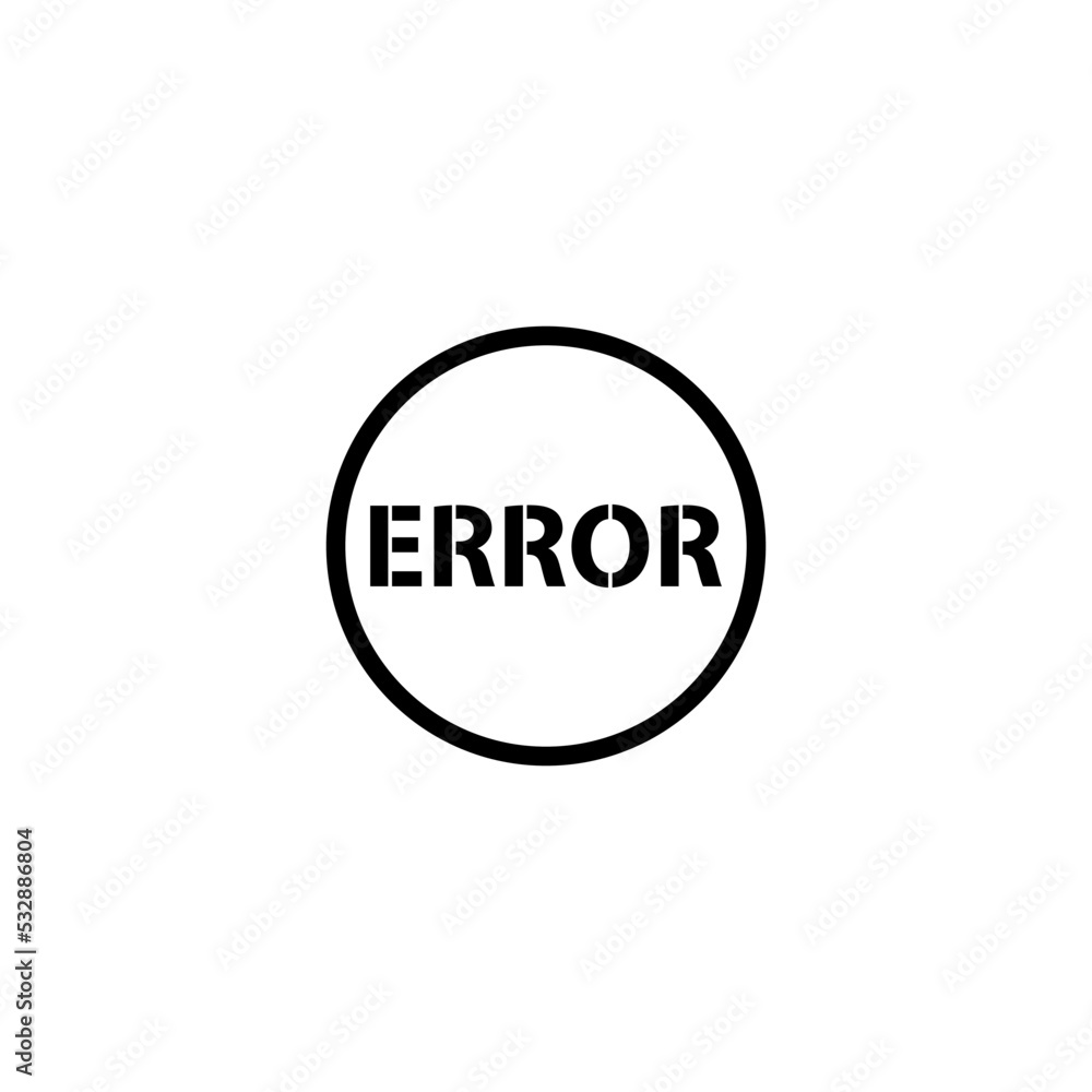 error icon vector design templates error icon vector design templates