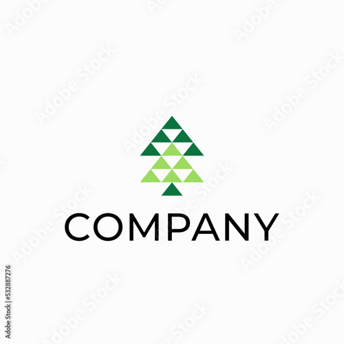 Pine Up Arrow For Investment Logo Design