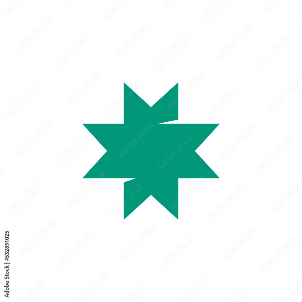 Obraz premium abstract star icon