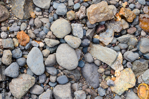 Rock, River stone, pattern pebbles texture background