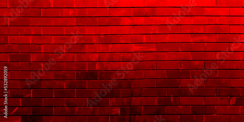 Elegant red wall background texture. Blurreddevilish wall - with stron red color