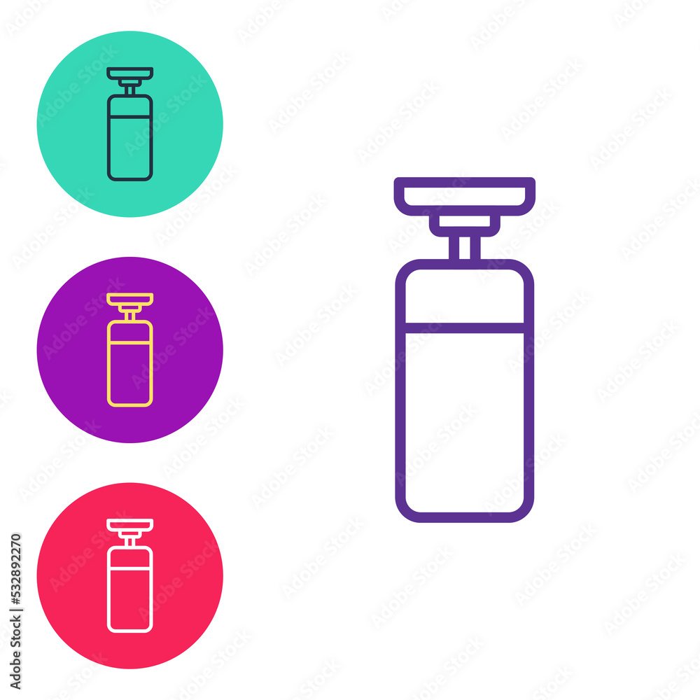 Set line Punching bag icon isolated on white background. Set icons colorful. Vector Set line Punching bag icon isolated on white background. Set icons colorful. Vector