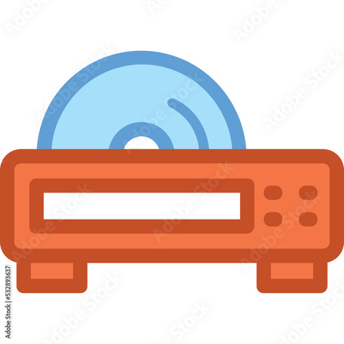 Cd Player Vector Icon