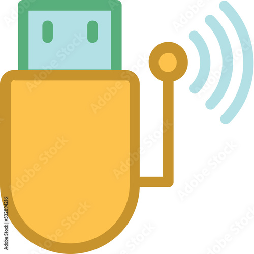 Internet Dongle Vector Icon