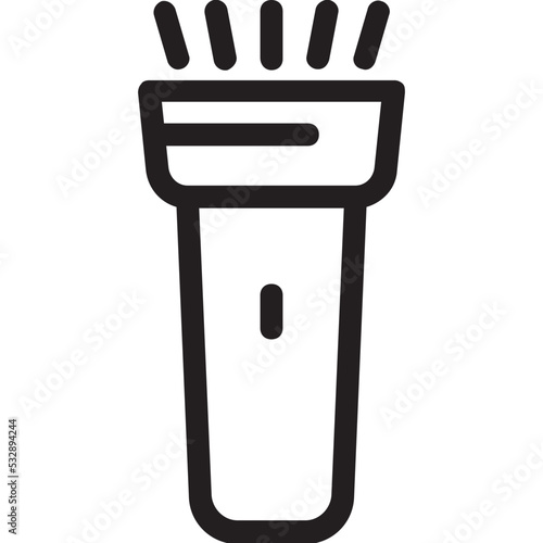 Torch Vector Icon
