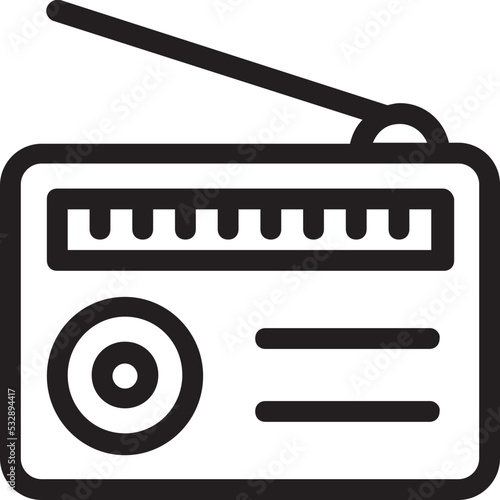 Radio Vector Icon