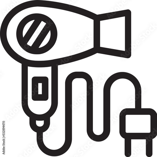 Hair Dryer Vector Icon