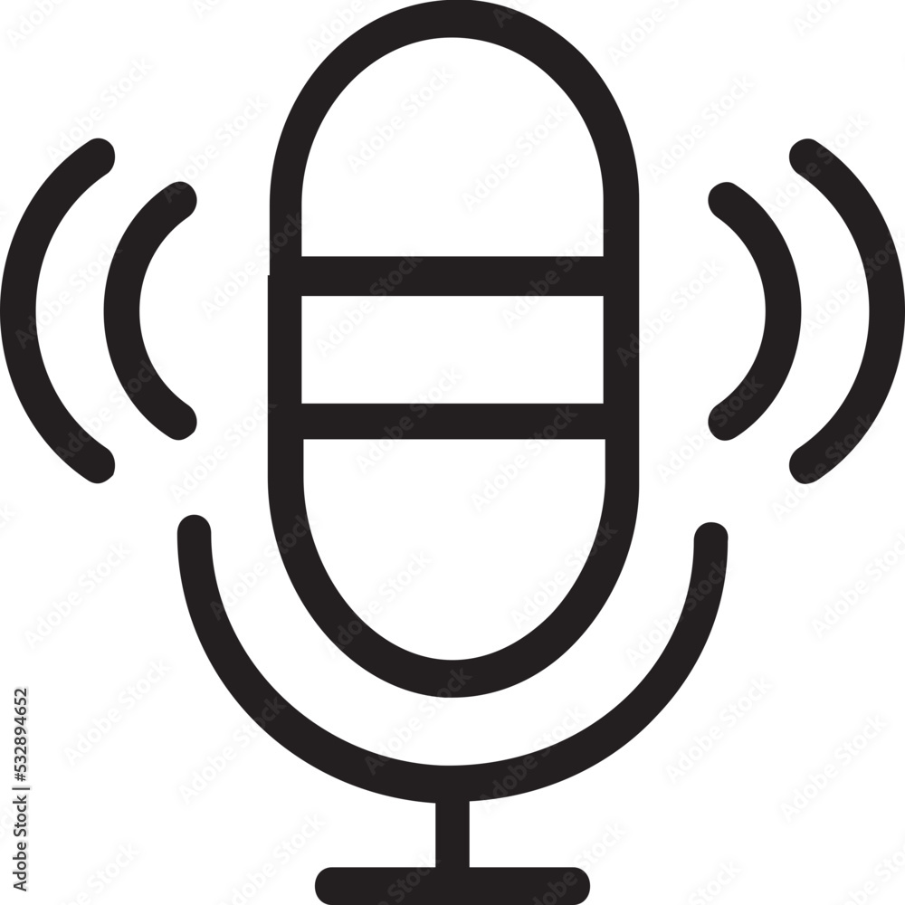 Microphone Vector Icon Microphone Vector Icon