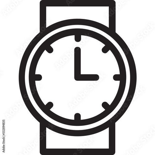 Wristwatch Vector Icon