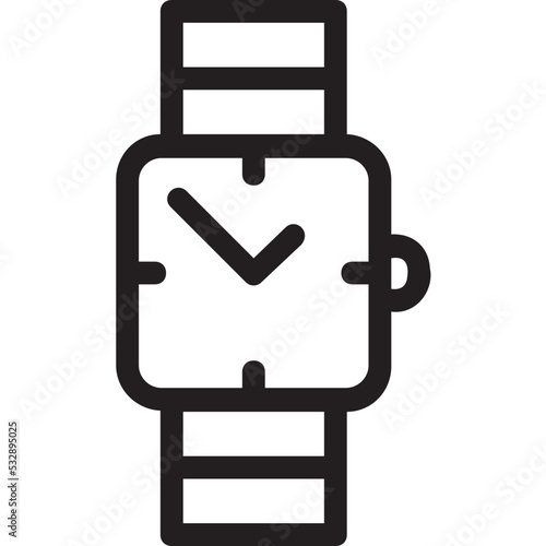 Wristwatch Vector Icon