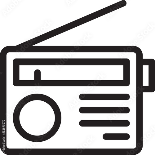 Radio Vector Icon
