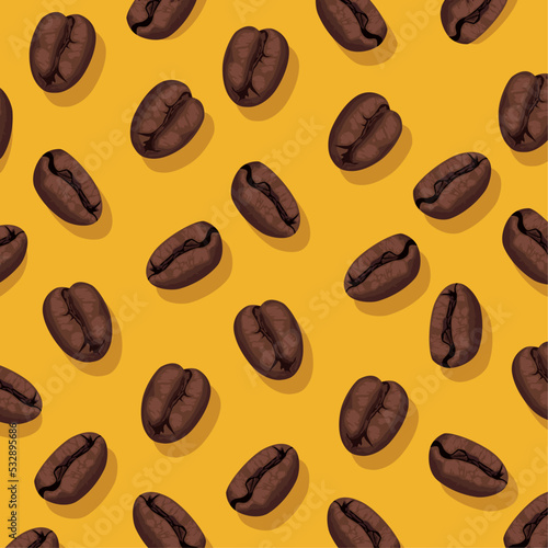 coffee seeds pattern