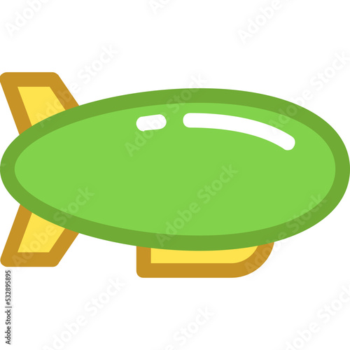 Zeppelin Vector Icon
