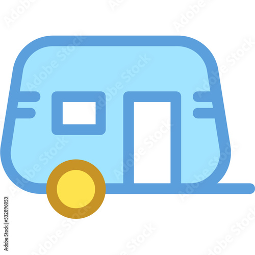 Caravan Vector Icon