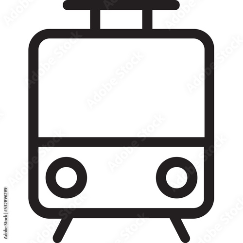 Tram Vector Icon