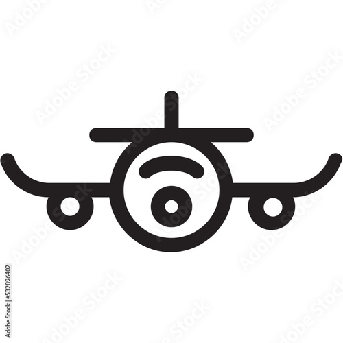 Airplane Vector Icon