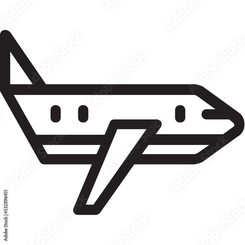 Airplane Vector Icon 