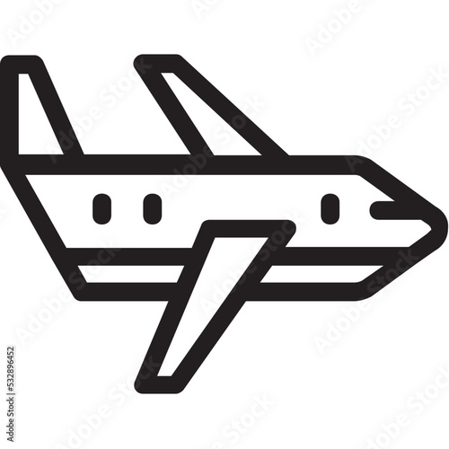 Airplane Vector Icon 