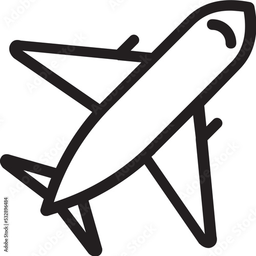 Airplane Vector Icon