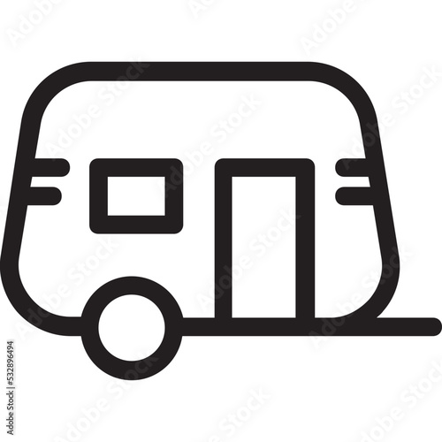 Caravan Vector Icon