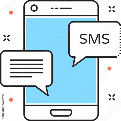 Sms Marketing Vector Icon