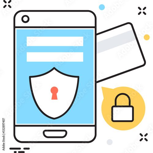 Secure Payment Vector Icon 