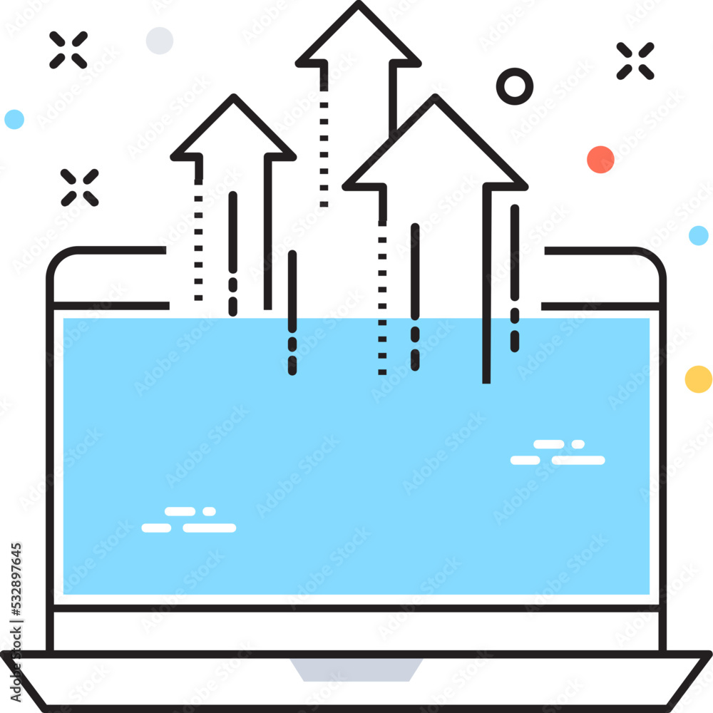 Network Connection Vector Icon Network Connection Vector Icon