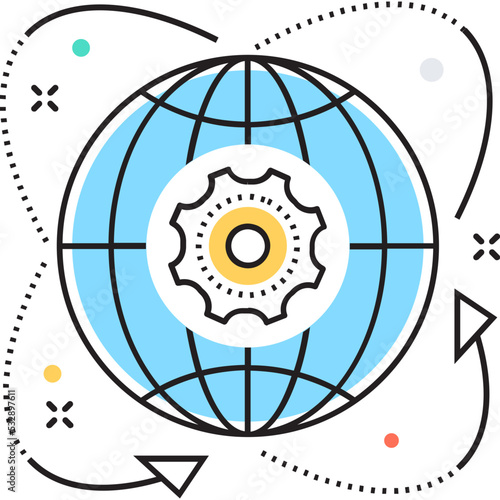 Distribution Channels Vector Icon 