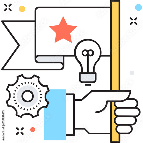 Get up Top Vector Icon 