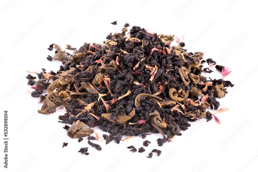 Tea with strawberry flavor and passion fruit Tea with strawberry flavor and passion fruit