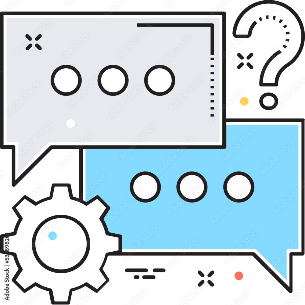 Obraz premium Faq Vector Icon