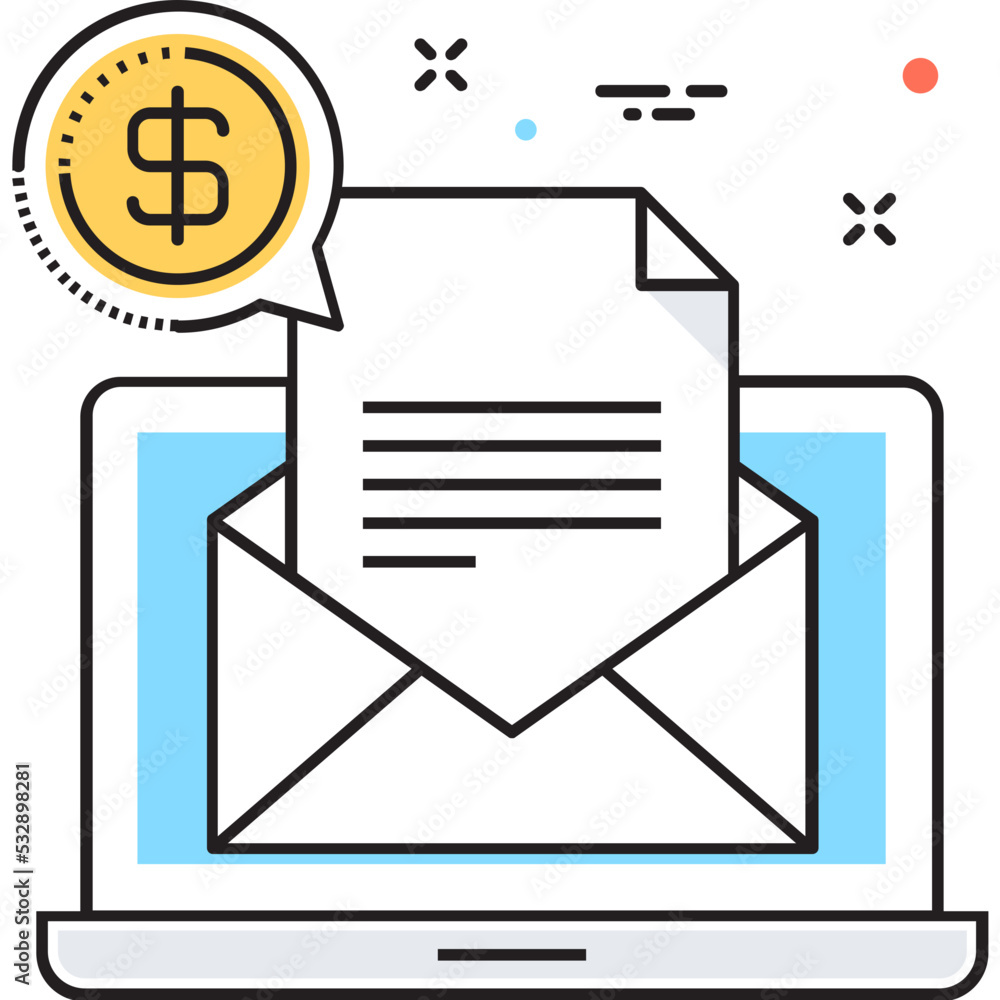 Email Marketing Vector Icon Email Marketing Vector Icon