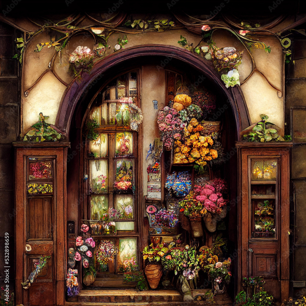 Obraz premium stained window