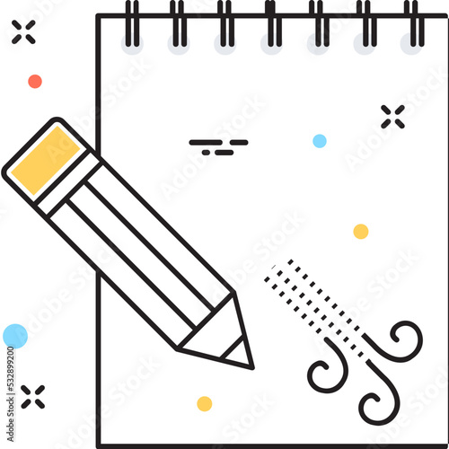 Sketchpad Vector Icon