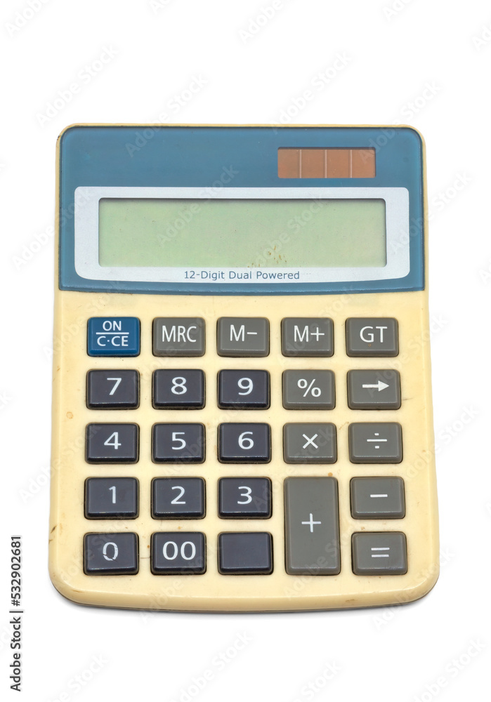 A calculator with an autonomous power supply from the solar battery A calculator with an autonomous power supply from the solar battery