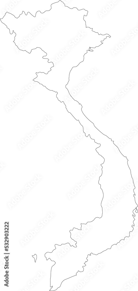 PNG photo of Map of Vietnam 