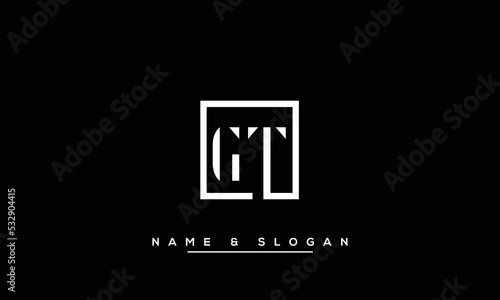 GT,  TG,  G,  T   Abstract  Letters  Logo  Monogram