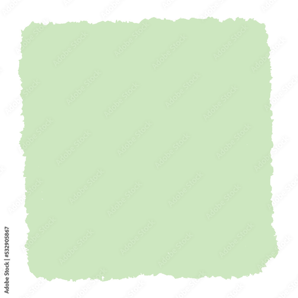 Obraz premium Pastel Green Torn Paper