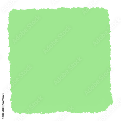 Green Torn Paper