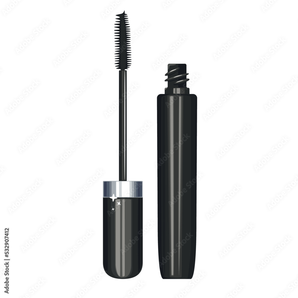 Mascara Isolted, Cosmetic Design Mascara Isolted, Cosmetic Design