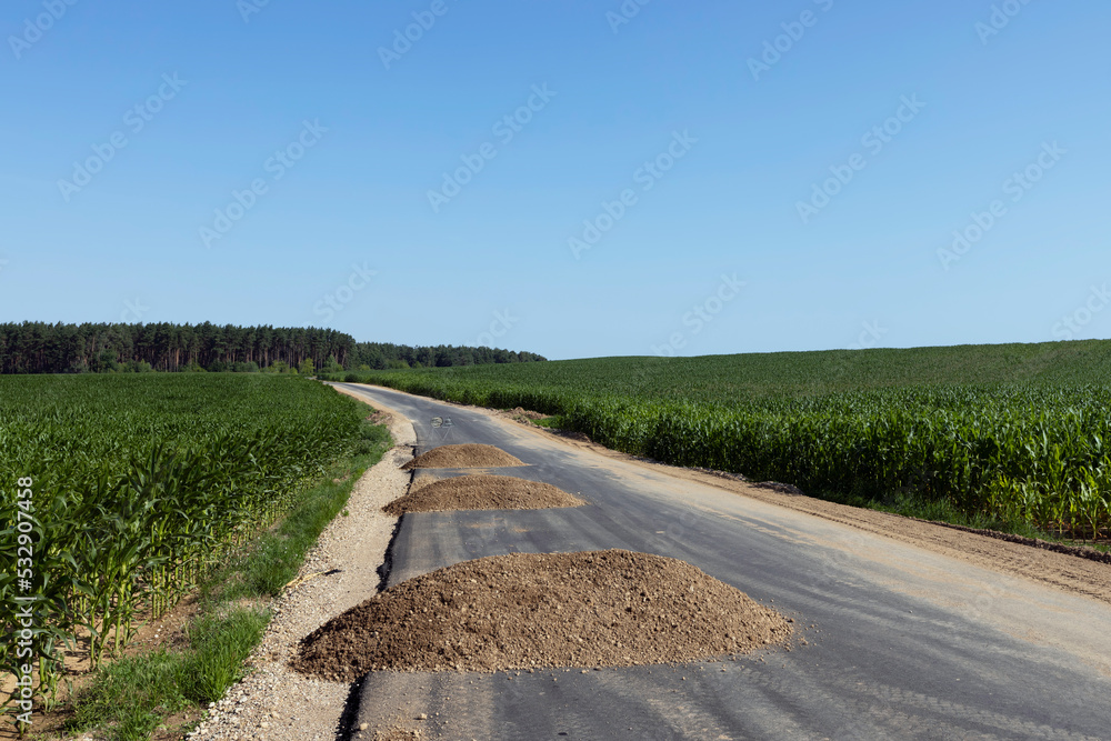 Construction and repair of a new highway in rural areas