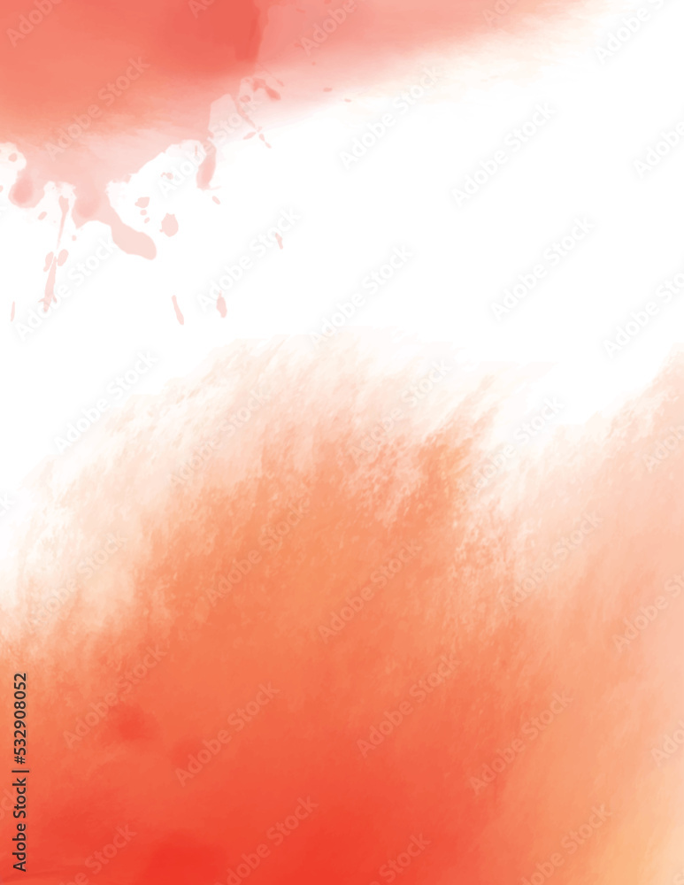 Fototapeta premium Red abstract watercolor texture background