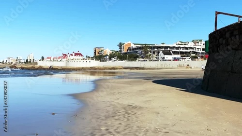 EXPLORE THE SCENIC AND BEAUTIFUL COAST OF KINGS BEACH AT NELSON MANDELA BAY, PORT ELIZABETH, SOUTH AFRICA 