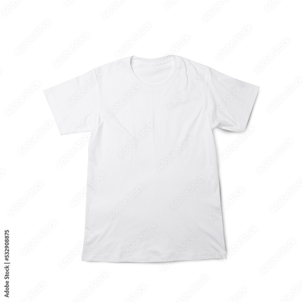 White T shirt mockup, Realistic t-shirt. White T shirt mockup, Realistic t-shirt.