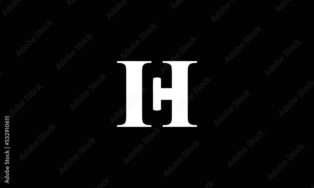 Initial based CH,HC, logo template. Unique monogram alphabet letters design and vector. Initial based CH,HC, logo template. Unique monogram alphabet letters design and vector.