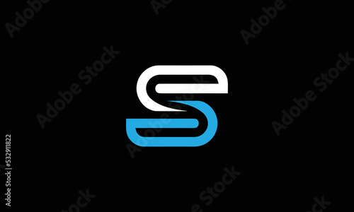 Abstract Initial Letter S Logo.